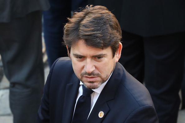 Sylvain Fort, conseiller communication et chargé des discours auprès d'Emmanuel Macron (LUDOVIC MARIN/AFP/Getty Images)