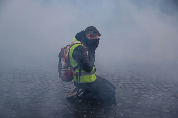 Mouvement des "gilets jaunes" : beaucoup trop de violences pour un peuple en souffrance. (Photo ZAKARIA ABDELKAFI/AFP/Getty Images)