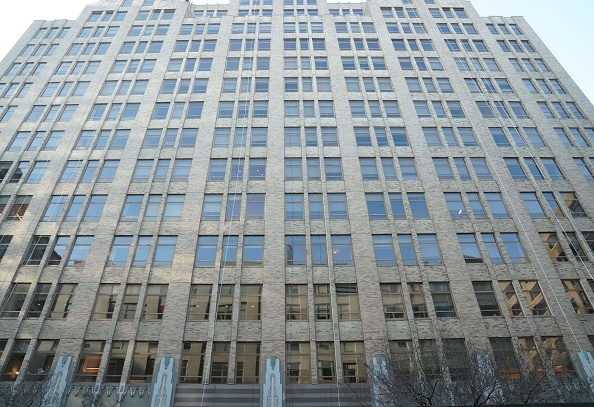 -Cette image montre les futurs bureaux du groupe Google de la ville de New York, situés aux 315 et 345, rue Hudson, vus le 17 décembre 2018. Google est devenu le dernier géant américain de la technologie à annoncer un plan d'expansion majeur, dévoilant lundi un investissement d'un milliard de dollars destiné à créer un nouveau campus qui pourrait doubler ses effectifs à 14 000 à New York. Photo TIMOTHY A. CLARY / AFP / Getty Images.