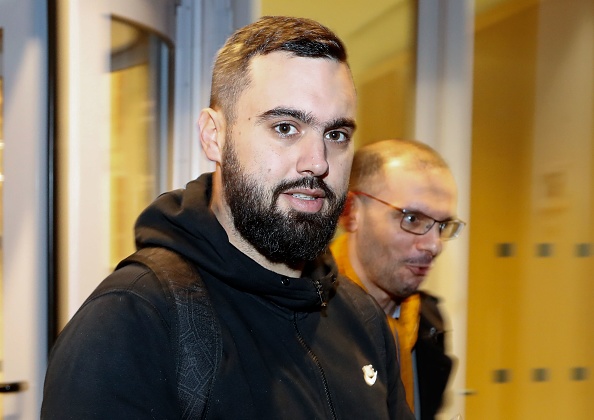 Eric Drouet, une des figures du mouvement des "gilets" jaunes", a été interpellé par la police place de la Concorde. (Photo :  FRANCOIS GUILLOT/AFP/Getty Images)