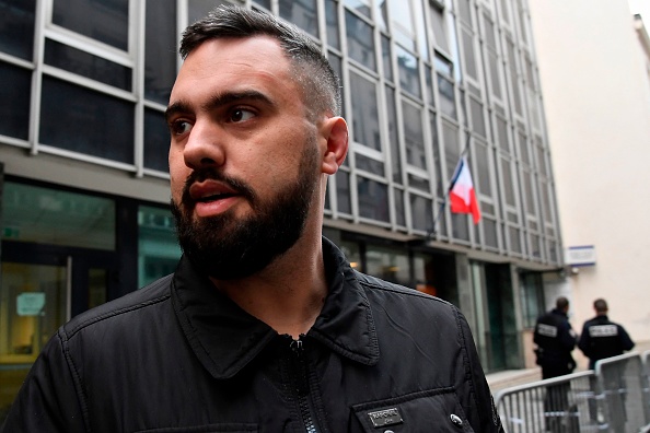 "Tout ce qui se passe ici, c'est politique": Éric Drouet, figure médiatique des "gilets jaunes" à sa sortie de garde à vue.  (Photo : BERTRAND GUAY/AFP/Getty Images)