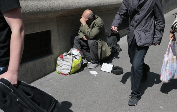 Un SDF a été retrouvé mort de froid  dans un jardin d'un hôtel à Hyères (Var).  (Photo : JACQUES DEMARTHON/AFP/Getty Images)