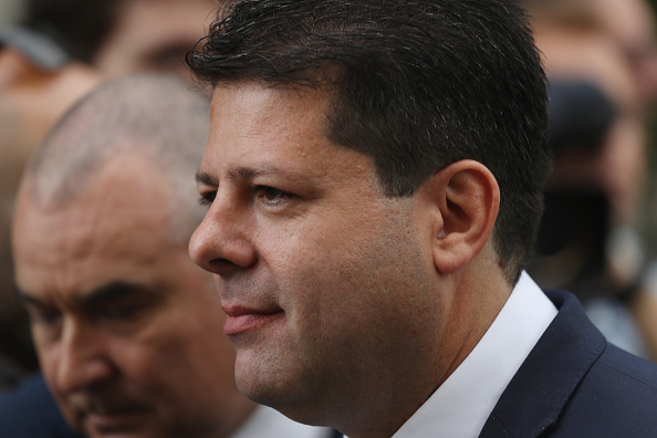 Le chef du gouvernement de Gibraltar Fabian Picardo, 46 ans, avocat de profession, en fonction depuis 9 décembre 2011.  (Photo : Sean Gallup/Getty Images)