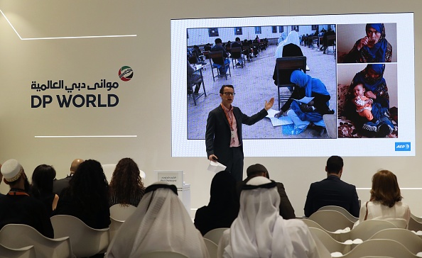 -Phil Chetwynd, était sur la photo rédacteur en chef mondial de l'Agence France Presse, il est désormais devenu directeur de l’information à l’AFP. Photo KARIM SAHIB / AFP / Getty Images.