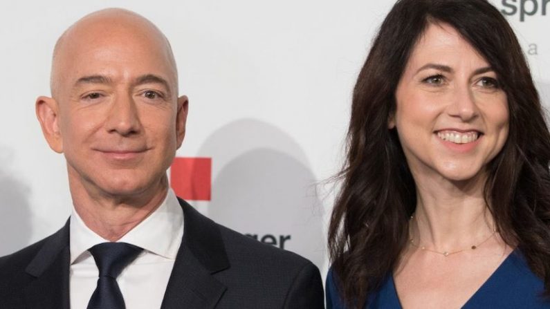 Photographe de Jeff et MacKenzie Bezos : Jorg Carstensen /DPA via Getty Images