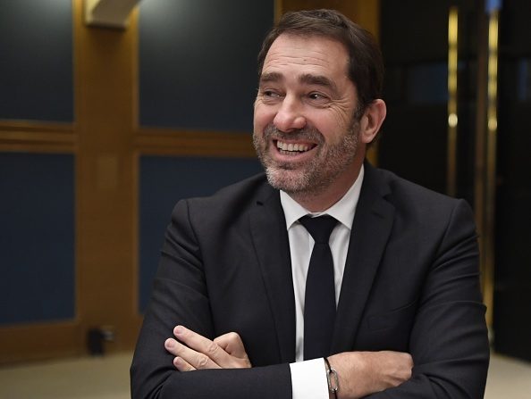 Christophe Castaner photographié pendant une comparution devant la Commission des Lois du Sénat le 16 janvier dans le cadre de l’affaire Benalla. Crédit : BERTRAND GUAY/AFP/Getty Images.