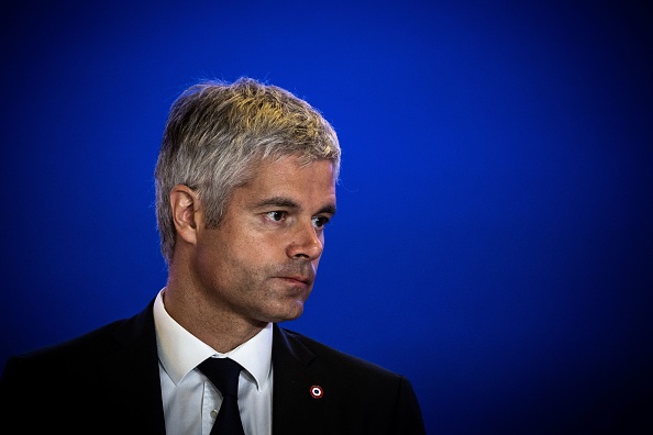 Laurent Wauquiez, président du parti d'opposition Les Républicains (LR), à Paris le 9 octobre 2018 .   (Photo : PHILIPPE LOPEZ/AFP/Getty Images)