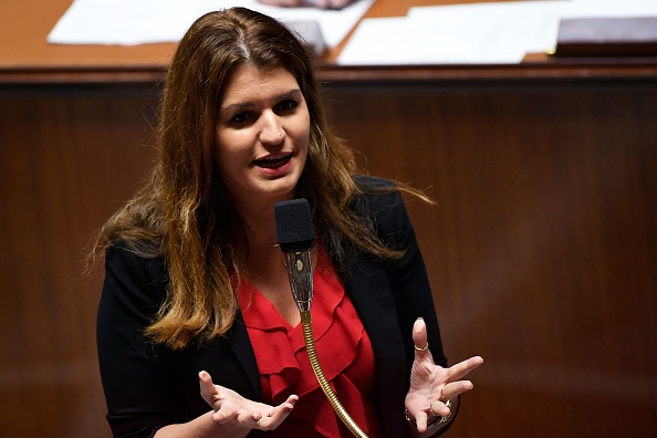 Marlene Schiappa, Ministre déléguée en charge de l'égalité entre les femmes et les hommes, à l'Assemblée nationale française à Paris novembre 2018.    (Photo : AVENTURE/AFP/Getty Images)