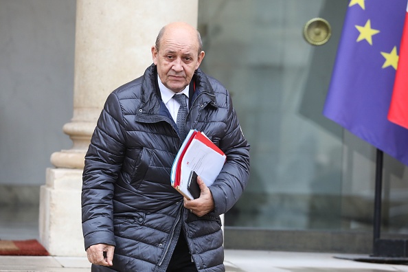 Le ministre des Affaires étrangères Jean-Yves Le Drian (LUDOVIC MARIN/AFP/Getty Images)