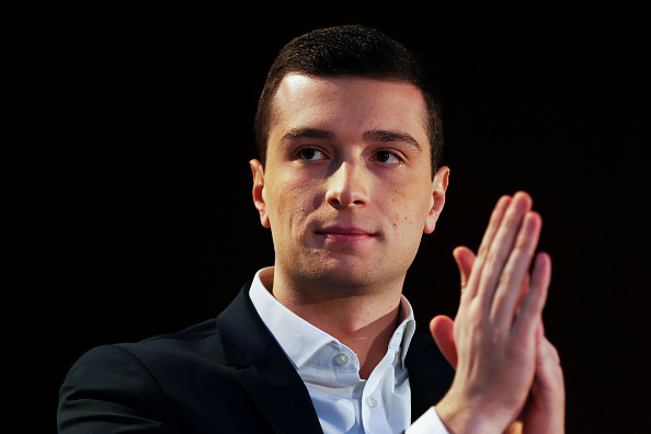 Jordan Bardella à Saint-Ebremond-de-Bonfosse, le 9 février 2019.  (Photo : CHARLY TRIBALLEAU/AFP/Getty Images)