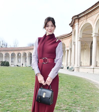 -Michelle Monaghan assiste au spectacle de Salvatore Ferragamo lors de la Fashion Week de Milan automne / hiver 2019/20 le 23 février 2019. Photo de Jacopo Raule / Getty Images pour Salvatore Ferragamo.