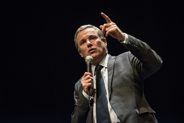 Le président de Debout la France, Nicolas Dupont-Aignan, accuse le gouvernement de "scénariser" les violences lors des manifestations de "gilets jaunes". (Photo : JEFF PACHOUD/AFP/Getty Images)