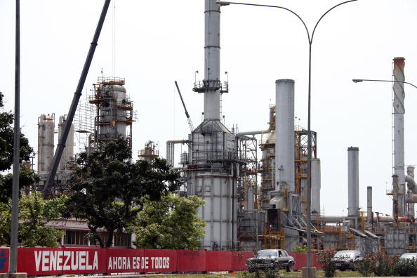 -Une banque bulgare par où transitait de l'argent de la compagnie nationale vénézuélienne PDVSA à destination d'autres pays, l’argent a été neutralisée. Photo THOMAS COEX / AFP / Getty Images.