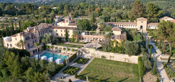 Château Diter : un vaste palais de style Renaissance construit illégalement dans une propriété de Grasse (Alpes-Maritimes). (Photo  Googlemap)