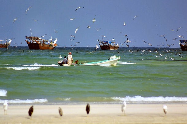 -Port Dugm dans le sultanat d’Oman. Wikipédia auteur BF Gliddiard.