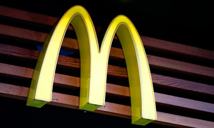 Un McDonald's au centre de Londres, le 4 septembre 2017. (Tolga Akmen/AFP/Getty Images)
