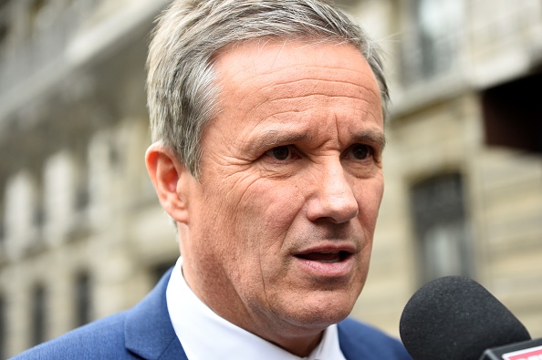 Nicolas Dupont-Aignan photographié à Paris le 2 février 2017. Crédit : BERTRAND GUAY/AFP/Getty Images.