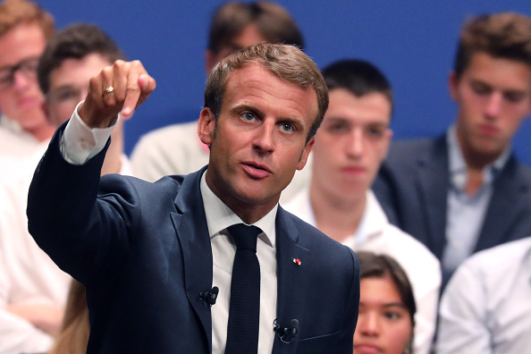 Le Président Emmanuel Macron à Luxembourg le 6 septembre 2018.       (Photo : LUDOVIC MARIN/AFP/Getty Images)