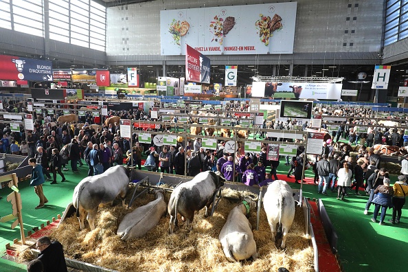 23 février 2019 : vue d'ensemble du Salon international de l'Agriculture à Paris.    (Photo : LUDOVIC MARIN/AFP/Getty Images)