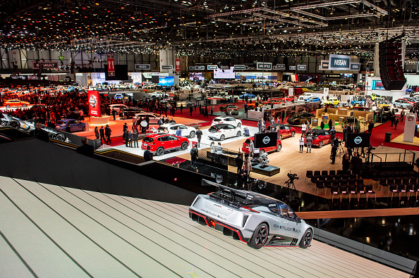 -Vue d'ensemble lors de la première journée de presse au 89e Salon international de l'automobile de Genève le 5 mars 2019 à Genève, en Suisse. Photo de Robert Hradil / Getty Images.