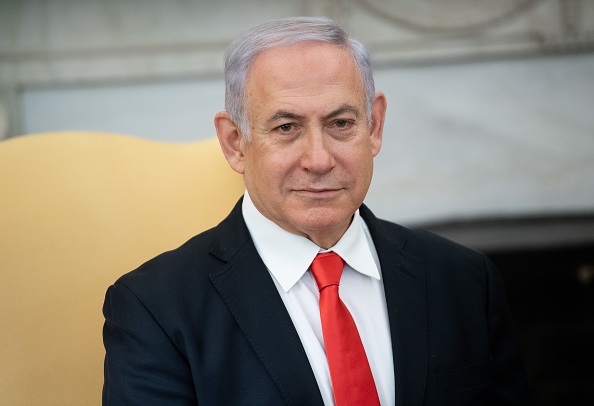 -Le Premier ministre israélien Benjamin Netanyahu a rencontré le président américain Donald Trump dans le bureau ovale de la Maison Blanche à Washington, le 25 mars 2019. Le président américain Donald Trump a signé lundi une proclamation reconnaissant la souveraineté israélienne sur les hauteurs contestées du Golan. Photo de SAUL LOEB / AFP / Getty Images.