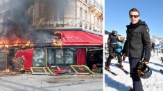 Macron écourte son week-end de ski après le saccage des Champs-Elysées