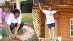 Une designer autodidacte construit des maisons avec des bouteilles en plastique pour ceux qui n’ont pas les moyens d’en acheter une