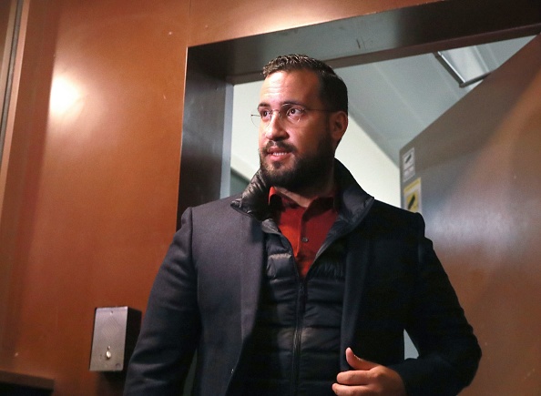 Alexandre Benalla, ancien haut responsable de la sécurité de l'Élysée, a été libéré de prison provisoire à la prison de la Santé à Paris le 26 février 2019.  (Photo : JACQUES DEMARTHON/AFP/Getty Images)