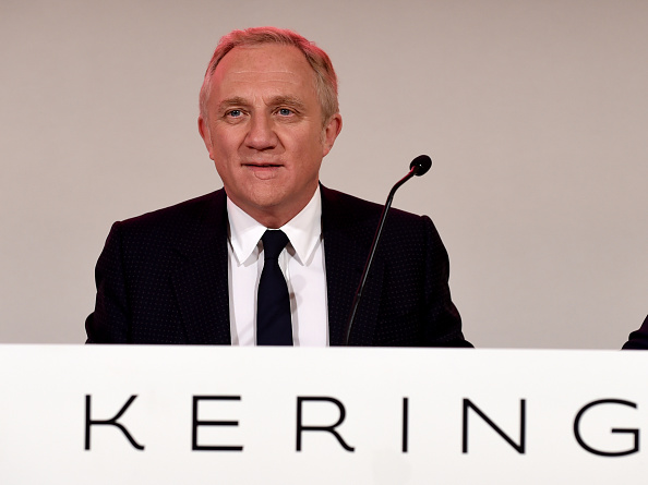 Le PDG du groupe de luxe français Kering Francois-Henri Pinault à Paris le 24 avril 2019.      (Photo : ERIC PIERMONT/AFP/Getty Images)