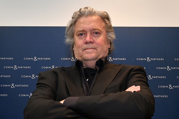 "Le mouvement d'intégration, ce que l'Union européenne a toujours été, est mort", a déclaré Steve Bannon, l'ancien stratège du président américain Donald Trump. (Photo by Alberto PIZZOLI / AFP)        (Photo : ALBERTO PIZZOLI/AFP/Getty Images)