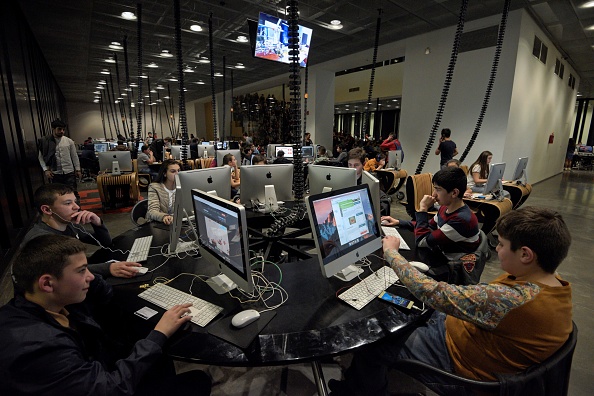 -Vue du Centre Tumo pour les technologies créatives à Erevan, le 30 avril 2019. Photo de KAREN MINASYAN / AFP / Getty Images.