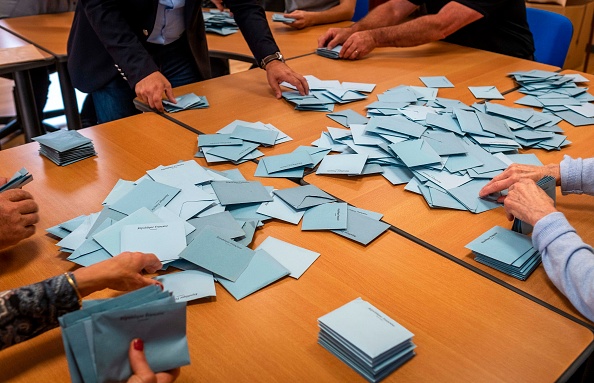 Dépouillement lors des élections européennes à Gardouch, dans le sud de la France le 26 mai 2019. (ERIC CABANIS/AFP/Getty Images)