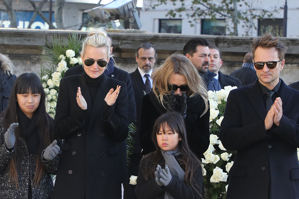 Johnny Hallyday est décédé le 6 décembre 2017 à l'âge de 74 ans à la suite d'un cancer du poumon.   (Photo : LUDOVIC MARIN/AFP/Getty Images)