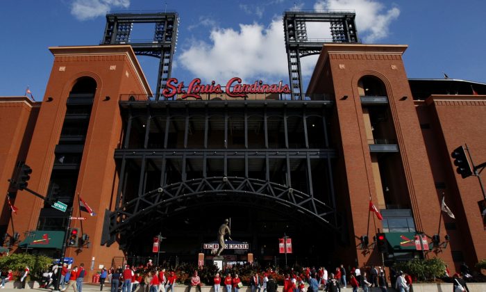 Le Busch Stadium (« le stade de Busch »), Missouri, États-Unis, le 10 octobre 2009. (Martinez/Getty Images)
