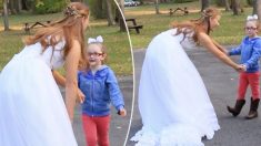 Une fillette autiste pense que la mariée est Cendrillon et court vers elle: «J’étais très émue»