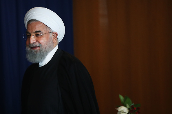 Le président iranien Hassan Rohani a prévenu M. Macron que son pays pourrait s'affranchir encore davantage des engagements pris à Vienne si les Européens ne s'acquittaient pas de leurs "promesses (...) visant à garantir les intérêts économiques de l'Iran". (Photo : Spencer Platt/Getty Images)