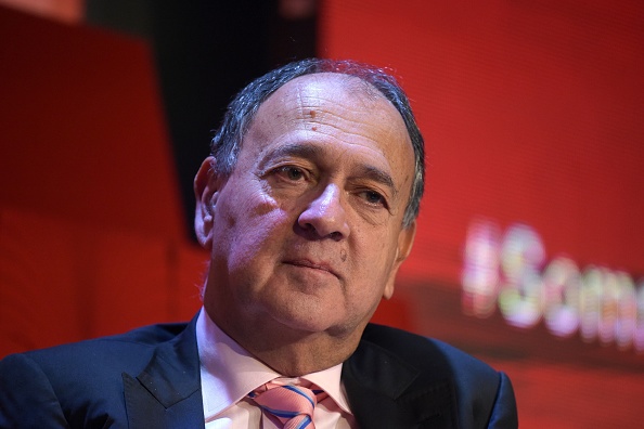 Paul Hermelin, président de Capgemini, assiste à une session du "5ème Sommet de l'économie" organisé par Challenges à Paris le 7 décembre 2018.(Photo : ERIC PIERMONT/AFP/Getty Images)