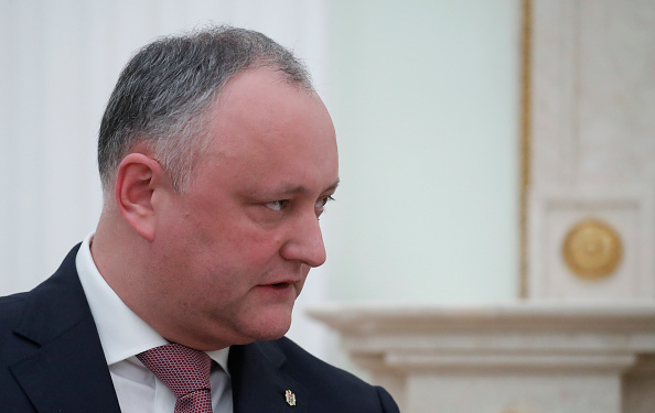 Le président pro-russe Igor Dodon a été démis de ses fonctions. (Photo : MAXIM SHEMETOV/AFP/Getty Images)