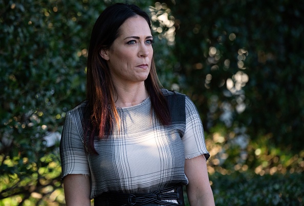 Stephanie Grisham, attachée de presse de la Première Dame Melania Trump, assiste au pique-nique du Congrès sur la pelouse  de la Maison-Blanche à Washington, DC, le 21 juin 2019.(Photo : SAUL LOEB/AFP/Getty Images)