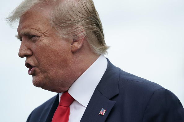 Le président américain Donald Trump s’adresse aux médias  le 18 juin 2019 à Washington, DC. (Photo : Alex Wong/Getty Images)