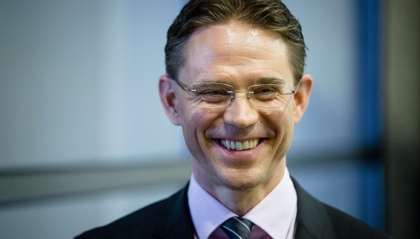 Jyrki Katainen, vice-président de la Commission européenne pour l’emploi, la croissance, l’investissement et la compétitivité.  (Photo : BART MAAT/AFP/Getty Images)