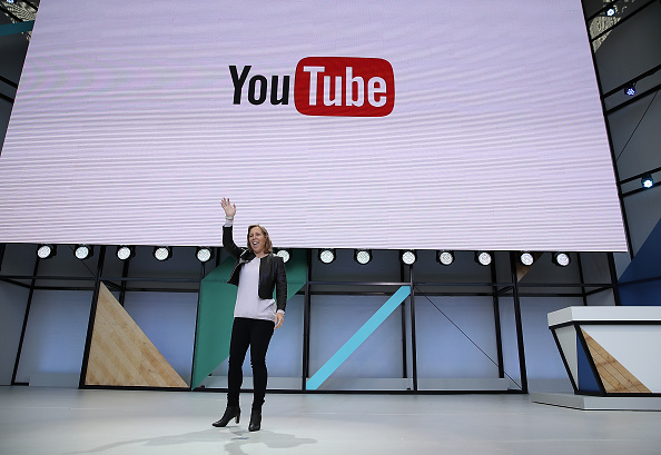 Susan Wojcicki, directrice générale de YouTube.  (Photo : Justin Sullivan/Getty Images)