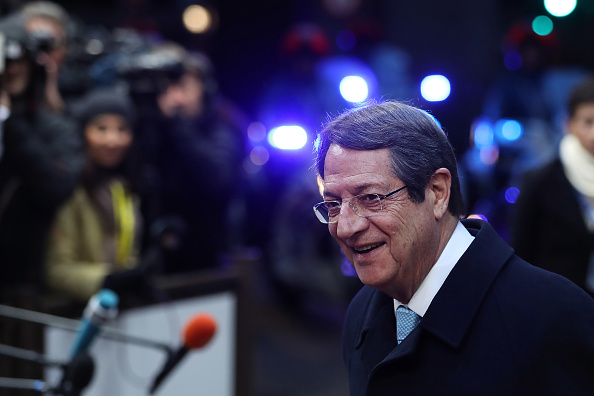 Le président chypriote Nicos Anastasiades.(Photo : Dan Kitwood/Getty Images)