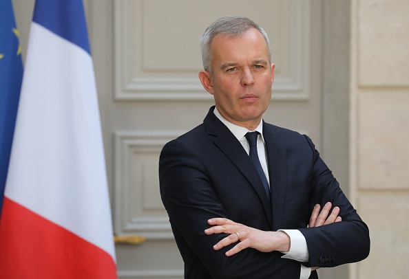 Le ministre de la Transition écologique Francois de Rugy qui est au cœur d'une polémique depuis deux jours, a été reçu jeudi après-midi à Matignon.  (Photo : LUDOVIC MARIN/AFP/Getty Images)