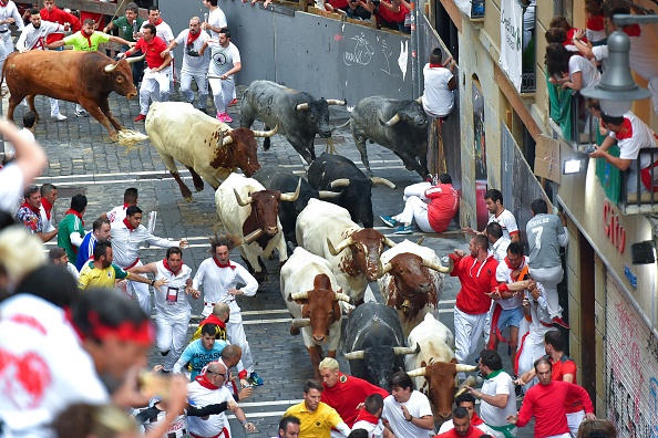 Fêtes de Pampelune, en Espagne le 12 juillet 2019. (ANDER GILLENEA/AFP/Getty Images)