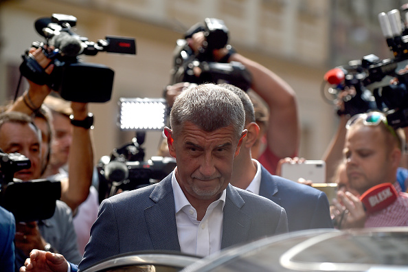 Le Premier ministre  Andrej Babis est accusé de collaboration avec l'ex-police secrète StB avant 1989. (Photo : MICHAL CIZEK/AFP/Getty Images)