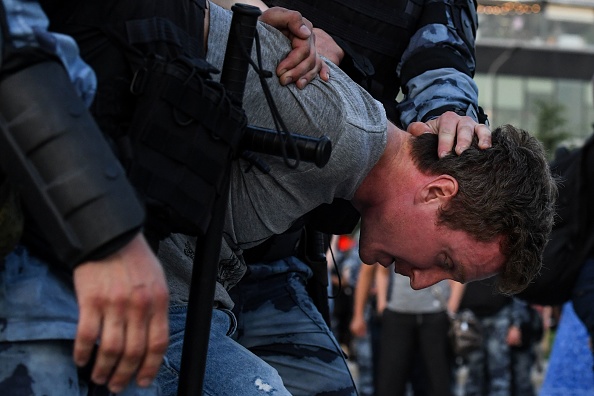 Le 27 juillet à Moscou (KIRILL KUDRYAVTSEV/AFP/Getty Images)