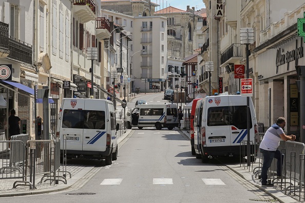 Sommet du G7, une rue de Biarritz. (Photo :  LUDOVIC MARIN/AFP/Getty Images)