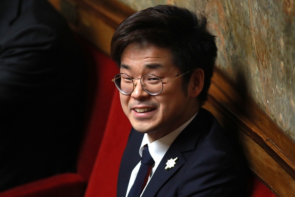 Joachim Son-Forget photographié sur les bancs de l’Assemblée nationale le 21 février 2018. Crédit : JACQUES DEMARTHON/AFP/Getty Images.