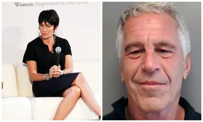 Ghislaine Maxwell et Jefffrey Epstein.
 (Photo : Florida Department of Law Enforcement via Getty Images)